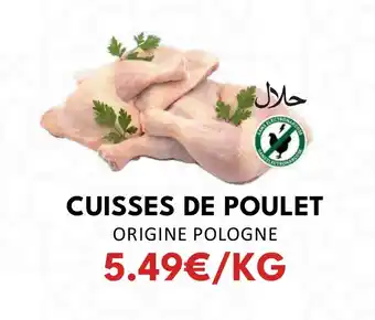 Hmarket CUISSES DE POULET ORIGINE POLOGNE offre