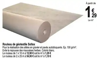 Rouleau de géotextile Soltex
