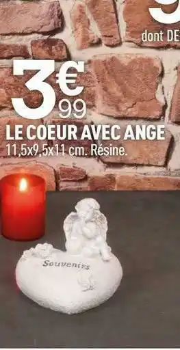 Centrakor Le coeur avec ange offre