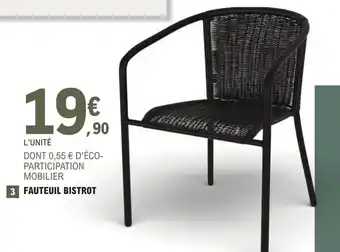 E.Leclerc FAUTEUIL BISTROT offre