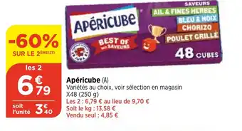 Bi1 Apéricube (A) offre