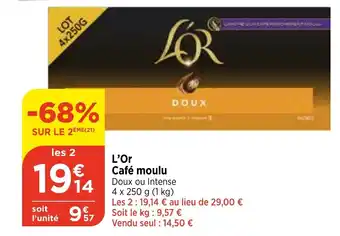 Bi1 L'Or Café moulu offre