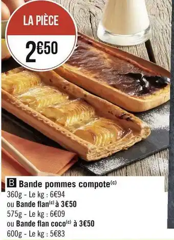 Bande pommes compote