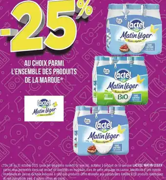 Géant Casino Lactel bon plan sur l’ensemble des produits de la marque lactel offre