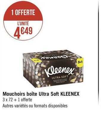 Kleenex mouchoirs boîte ultra soft