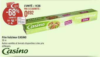 Casino film fraîcheur