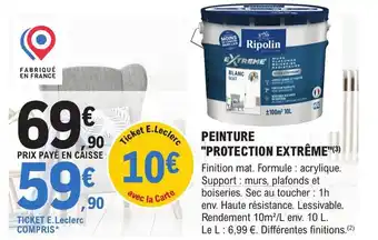 E.Leclerc Brico PEINTURE "PROTECTION EXTRÊME" offre