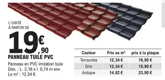 E.Leclerc Brico PANNEAU TUILE PVC offre