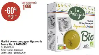 Géant Casino La potagere mouliné de nos campagnes légumes de france bio offre