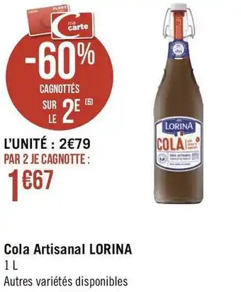 Lorina cola artisanal