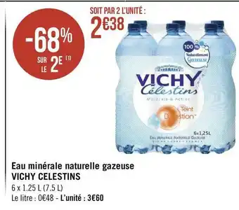 Vichy célestins eau minérale naturelle gazeuse