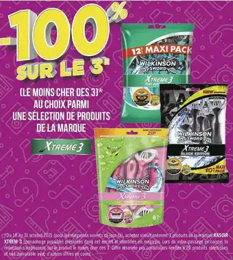 Xtreme3 bon plan sur une sélection de produits de la marque xtreme3