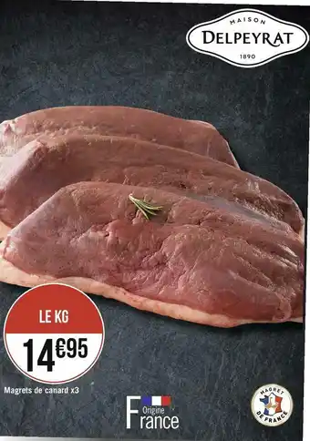 Delpeyrat magrets de canard x3