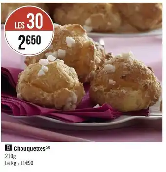 Géant Casino Chouquettes offre