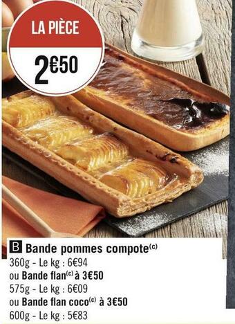 Géant Casino Bande pommes compote offre