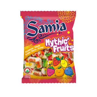 Carrefour Market SAMIA Bonbons Mytic'Fruits offre