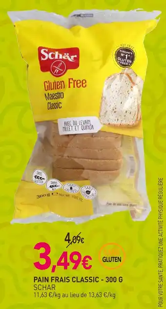 naturéO SCHAR PAIN FRAIS CLASSIC offre