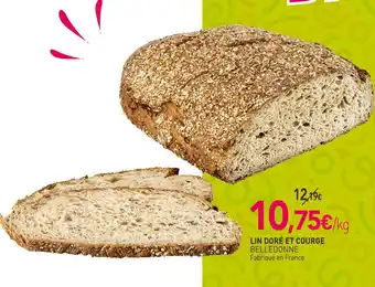 naturéO BELLEDONNE LIN DORÉ ET COURGE offre