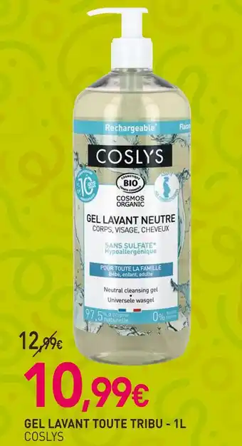 naturéO COSLYS GEL LAVANT TOUTE TRIBU offre