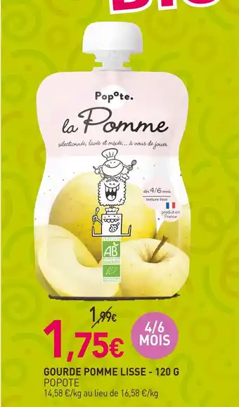 naturéO POPOTE GOURDE POMME LISSE offre