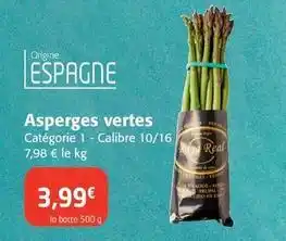 Colruyt Raya real - asperges vertes offre