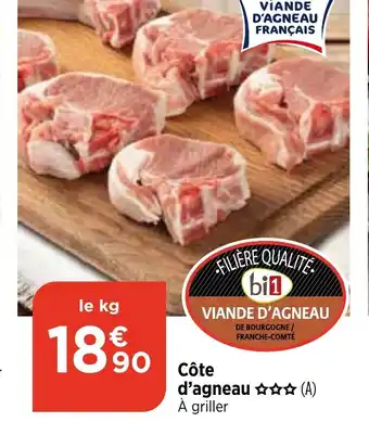 Maximarché Côte d'agneau offre