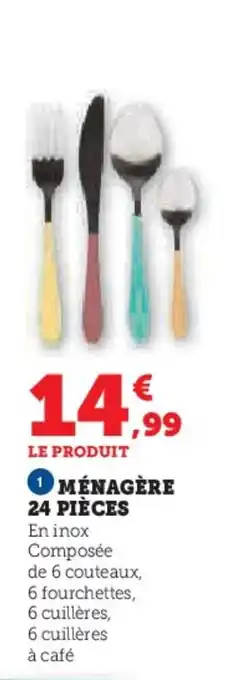 MÉNAGÈRE 24 PIÈCES