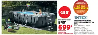 Hyper U PISCINE TUBULAIRE RECTANGULAIRE ULTRA XTR offre