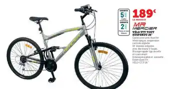 Hyper U VÉLO VTT TOUT SUSPENDU 26" offre