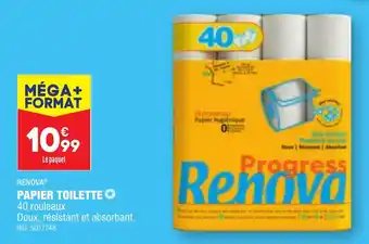 ALDI RENOVAⓇ PAPIER TOILETTE ✪ offre