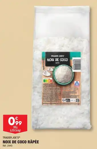 ALDI TRADER JOE'S® NOIX DE COCO RÂPÉE offre