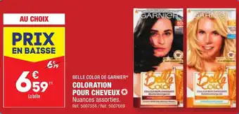 ALDI BELLE COLOR DE GARNIER® COLORATION POUR CHEVEUX✪ offre