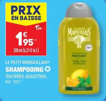 ALDI LE PETIT MARSEILLAIS® SHAMPOOING✪ offre