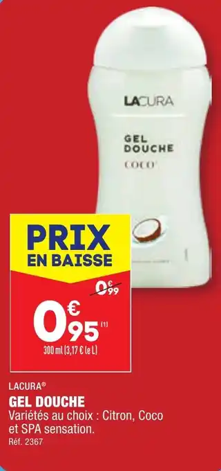 ALDI LACURA® GEL DOUCHE offre
