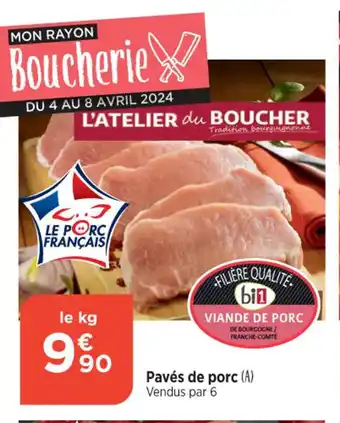 Bi1 Pavés de porc (A) offre