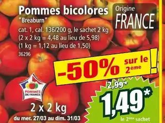 Norma Pommes bicolores ”Breaburn” offre