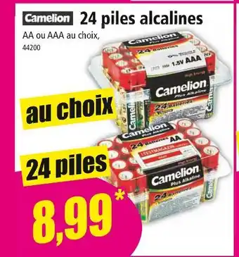 Norma Camelion 24 piles alcalines offre