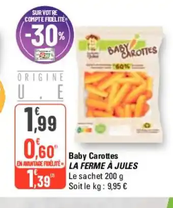 G20 Baby Carottes offre