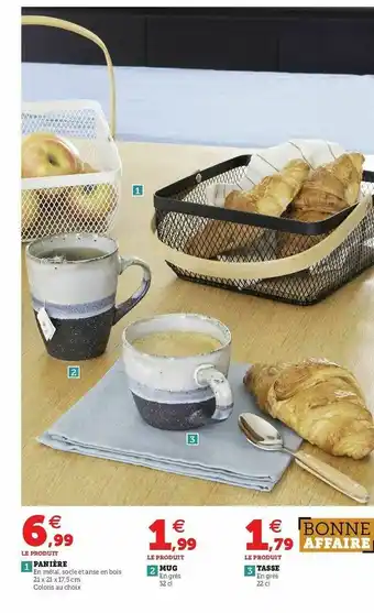 Hyper U Panière, Mug, Tasse offre