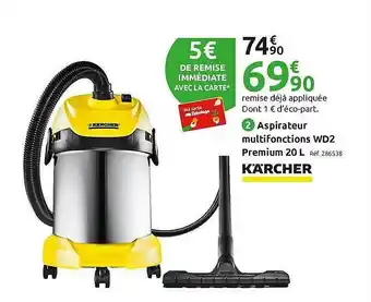 Aspirateur Multifonctions Wd2 Premium 20 L Kärcher