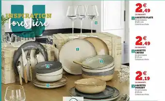Hyper U Assiette Plate, Assiette Creuse, Assiette Dessert offre
