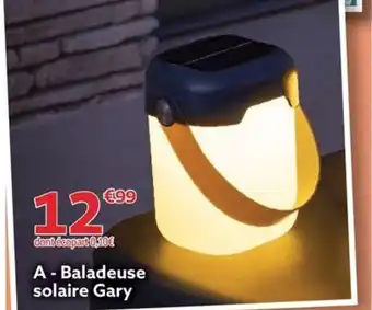 Gifi Baladeuse solaire Gary offre