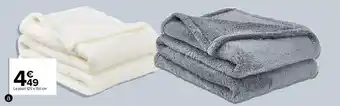 Carrefour Plaid sherpa offre