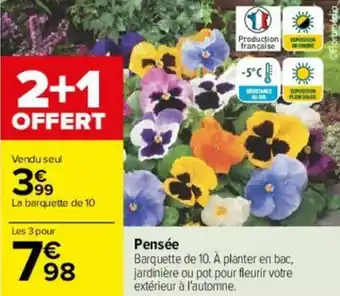 Carrefour Pensée offre