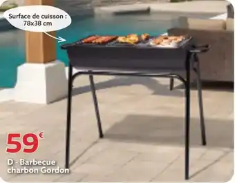 Gifi Barbecue charbon Gordon offre