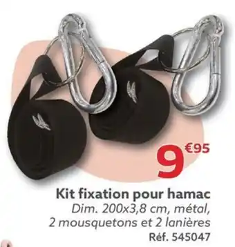 Gifi Kit fixation pour hamac offre