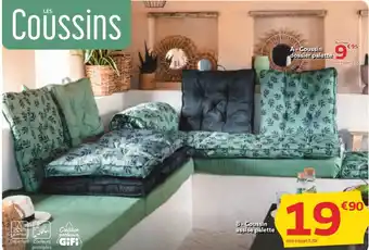 Gifi Coussin assise palette offre