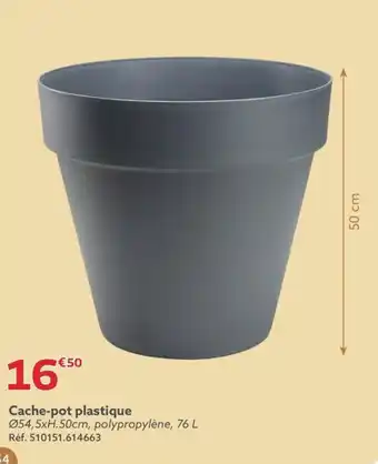 Gifi Cache-pot plastique offre