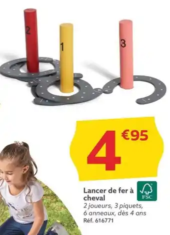 Gifi Lancer de fer à cheval offre