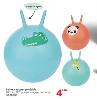 Gifi Ballon sauteur gonflable offre